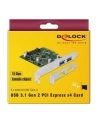 DeLOCK PCIe x4> 2x ext USB 3.1 Gen2 A USB controller - nr 15