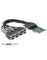 DeLOCK DeLOCK PCIe card> 8xSeriell RS-232 DB9 interface card - nr 10