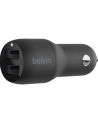 Ładowarka samochodowa Dual  USB-A Car Charger 12W x2 czarna - nr 33