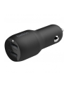 Ładowarka samochodowa Dual  USB-A Car Charger 12W x2 czarna - nr 31