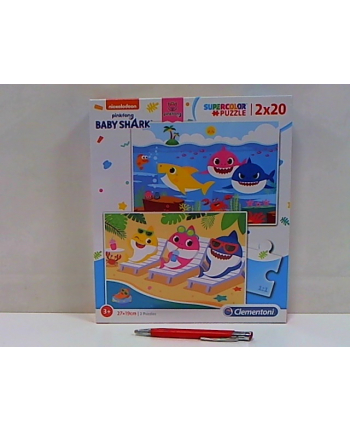 Clementoni Puzzle 2x20el Baby Shark 24777