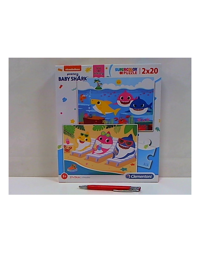 Clementoni Puzzle 2x20el Baby Shark 24777 główny