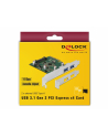 DeLOCK PCIe x4> 2x ext USB 3.1 Gen2 A USB controller - nr 16