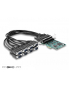 DeLOCK DeLOCK PCIe card> 8xSeriell RS-232 DB9 interface card - nr 8