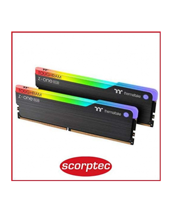 Thermaltake Toughram Z-One RGB Memory DDR4 - 16GB -3600 -CL - 18 - Dual kit (R019D408GX2-3600C18A)