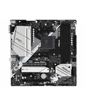 asrock Płyta główna B550M Pro4 AM4 4DDR4 HDMI/DP/D-SUB M.2 mATX