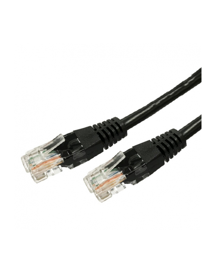 tb Patchcord kategoria 5e RJ45 UTP 1,5m czarny główny