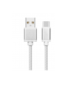 tb Kabel USB-USB C 2m srebrny sznurek - nr 3