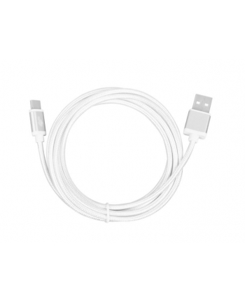 tb Kabel USB-USB C 2m srebrny sznurek