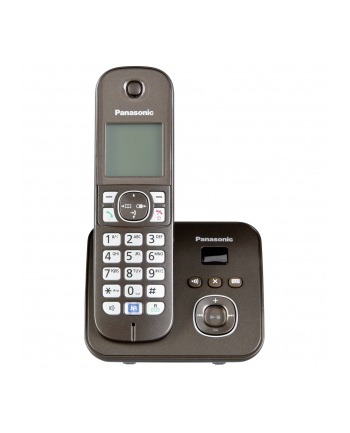 Panasonic KX-TG6821GA, analog telephone (brown, a handset with answering machine)