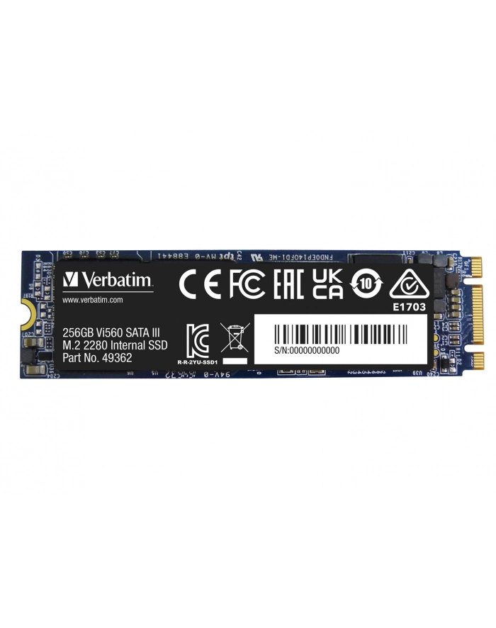 Verbatim Vi560 256 GB Solid State Drive (SATA 6 Gb / s, M.2 2280) główny