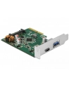 DeLOCK PCIe> 1x USB C + 1x USB A, USB controller - nr 29