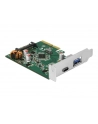 DeLOCK PCIe> 1x USB C + 1x USB A, USB controller - nr 43