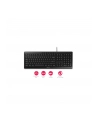 Cherry STREAM Keyboard EU black U - US English with Euro symbol - nr 27