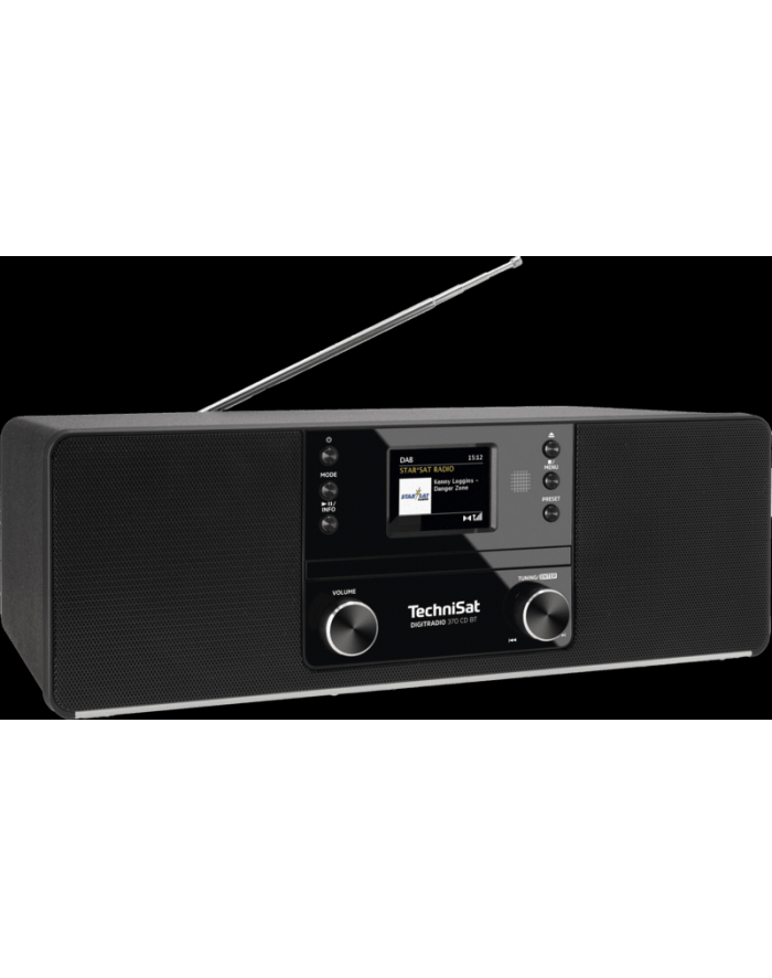 TechniSat DIGITRADIO 370 CD BT, Badradio (black, DAB, FM, CD, Bluetooth) główny