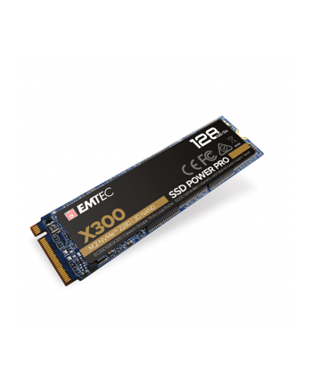 Emtec X300 M.2 SSD Power Pro 128 GB, Solid State Drive (M.2 2280, NVMe PCIe Gen 3.0 x4)