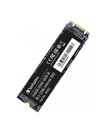 Verbatim Vi560 256 GB Solid State Drive (SATA 6 Gb / s, M.2 2280)