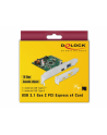 DeLOCK PCIe> 1x USB C + 1x USB A, USB controller - nr 8