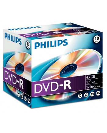 Philips DVD-R 16x 4.7 GB DVD-blanks (16-fold, 10 pieces)