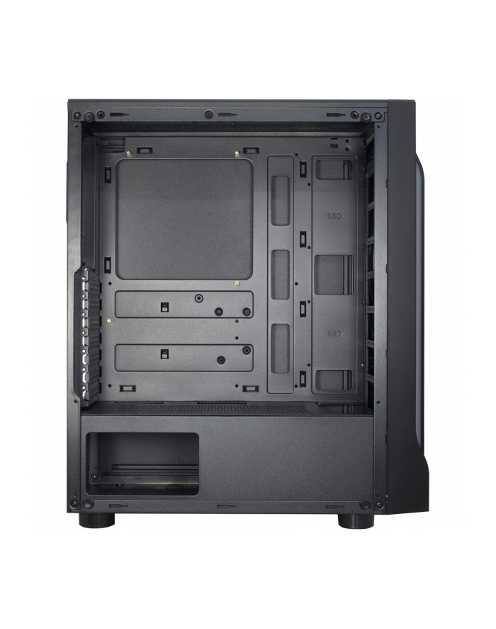 Inter-Tech A-3411 Creek, tower case (black, Tempered Glass) główny