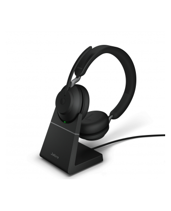 Jabra Evolve2 65, headset (black, Microsoft Teams, USB-A, charging station)