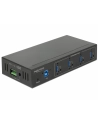DeLOCK external industrial hub 4 x USB 3.0 Type-A, USB hub (black) - nr 2