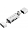 SANDBERG Card Reader USB-C+USB+MicroUSB - nr 1