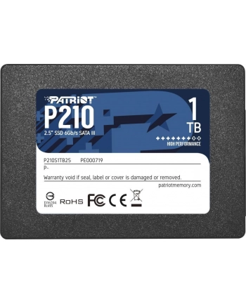 patriot memory PATRIOT P210 SSD 1TB SATA 3 Internal Solid State Drive 2.5inch nr 2