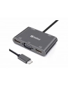 SANDBERG USB-C Dock 2xHDMI+1xVGA+USB+PD - nr 2