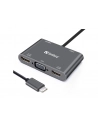 SANDBERG USB-C Dock 2xHDMI+1xVGA+USB+PD - nr 3
