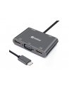 SANDBERG USB-C Dock 2xHDMI+1xVGA+USB+PD - nr 9