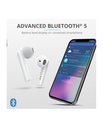 TRUST PRIMO TOUCH BT EARPHONES WHITE