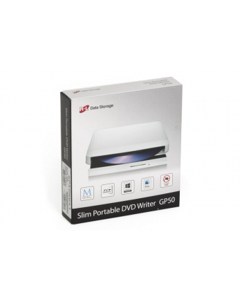 hitachi-lg HLDS GP50NB41 DVD-Writer slim USB 2.0 white