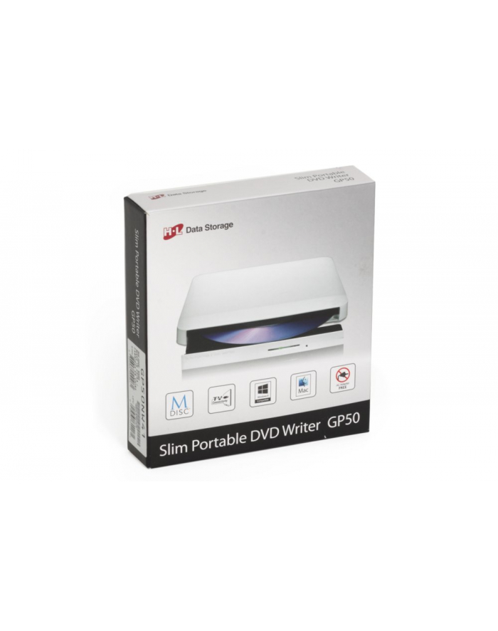 hitachi-lg HLDS GP50NB41 DVD-Writer slim USB 2.0 white główny