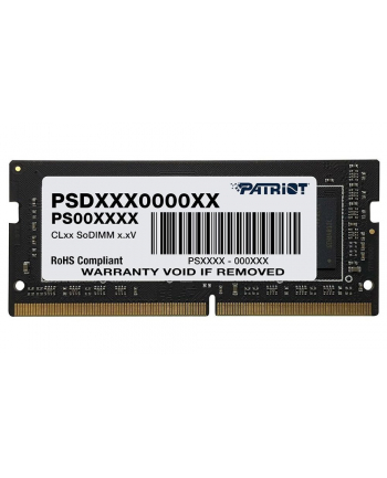 patriot memory PATRIOT Signature Series DDR4 16GB 1x16GB 3200MHz SODIMM Single