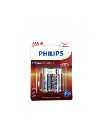 inni Bateria PHILIPS LR03 Power Alkaline op6szt cena za op