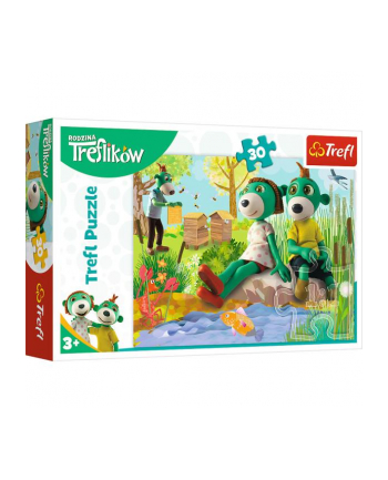 Puzzle 30el Trefliki. Trefliki nad stawem 18265 Trefl