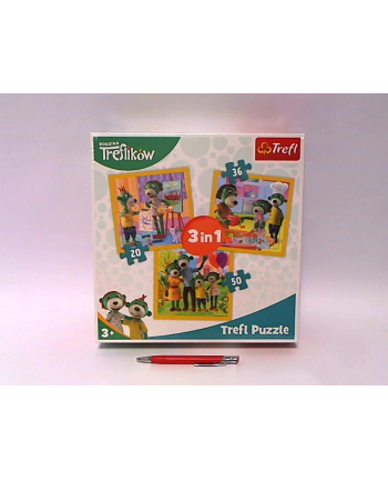 trefl PROMO Puzzle 3w1 razem jest wesoło 34850