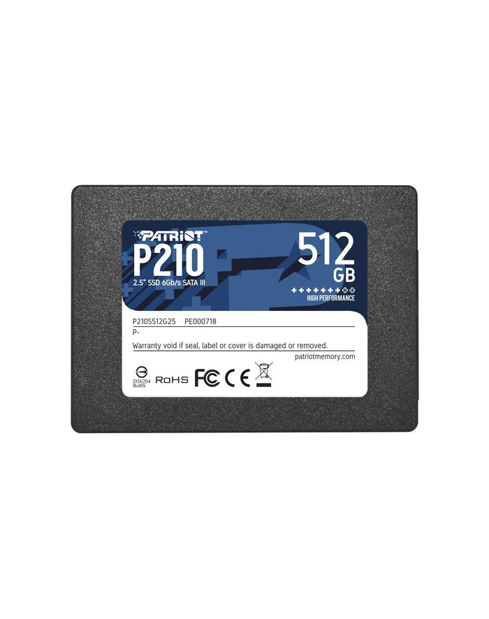 patriot Dysk SSD 512GB P210 520/430 MB/s SATA III 2.5 główny