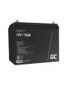 GREEN CELL Battery AGM 12V 75 Ah - nr 21