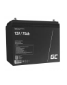 GREEN CELL Battery AGM 12V 75 Ah - nr 26