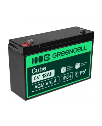 GREEN CELL Battery AGM 6V12AH nr 2