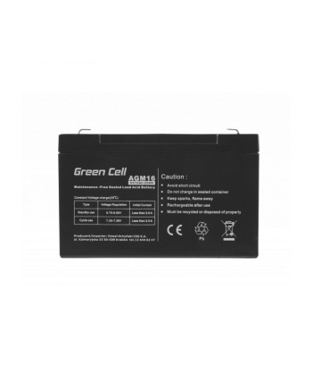 GREEN CELL Battery AGM 6V 10 Ah nr 1