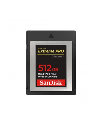 SANDISK Extreme Pro 512GB CFexpress Card SDCFE 1700MB/s R 1400MB/s W 4x6 nr 1