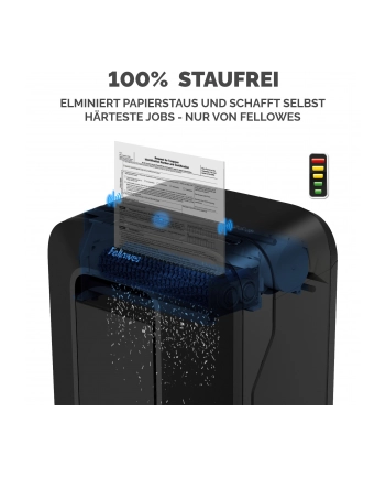 fellowes Niszczarka LX211 czarna P-5 ścinki 2x12mm nr 2