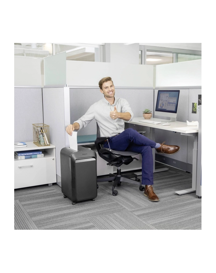 fellowes Niszczarka LX221 czarna P-5 ścinki 2x12mm główny