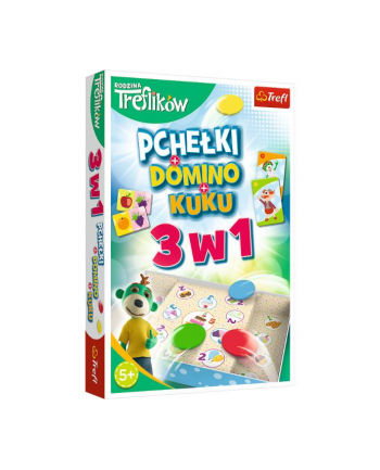 Pchełki / Domino / Kuku gra 3w1 Trefliki 01921 Trefl