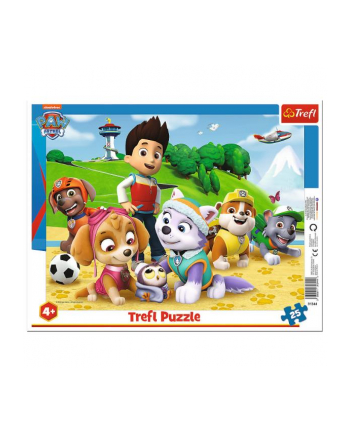 Puzzle 25el ramkowe Psi Patrol na tropie. PAW PATROL 31344 Trefl