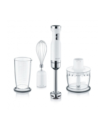 Graef Hand Blender HB501 (white / stainless steel, 3-Piece Set)