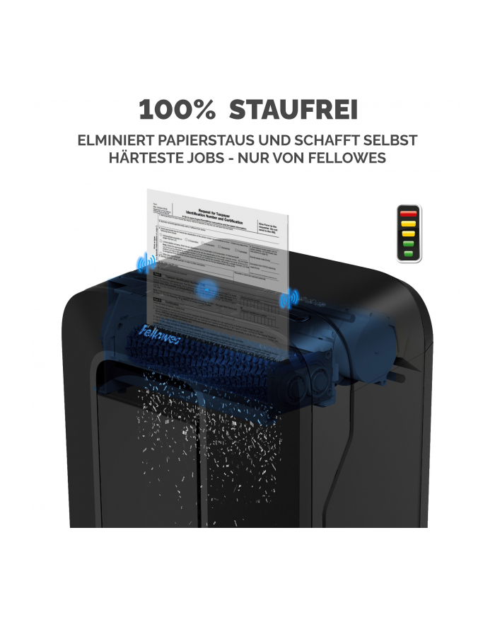 fellowes Niszczarka LX211 czarna P-5 ścinki 2x12mm główny